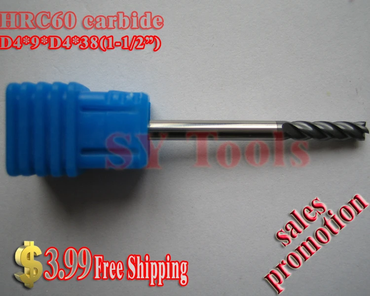 Free shipping Sales promotion High quanlity Spiral Bit Milling Tools Carbide CNC Endmill Router bits hrc60 D4*9*D4*38
Free shipping Sales promotion High quanlity Spiral Bit Milling Tools Carbide CNC Endmill Router bits hrc60 D4*9*D4*38