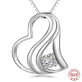 PYX0386 YFN Genuine 925 Sterling Silver AAA Cubic Zirconia Love Heart Necklace Fashion Jewelry Pendants Necklaces For Women
PYX0386 YFN Genuine 925 Sterling Silver AAA Cubic Zirconia Love Heart Necklace Fashion Jewelry Pendants Necklaces For Women