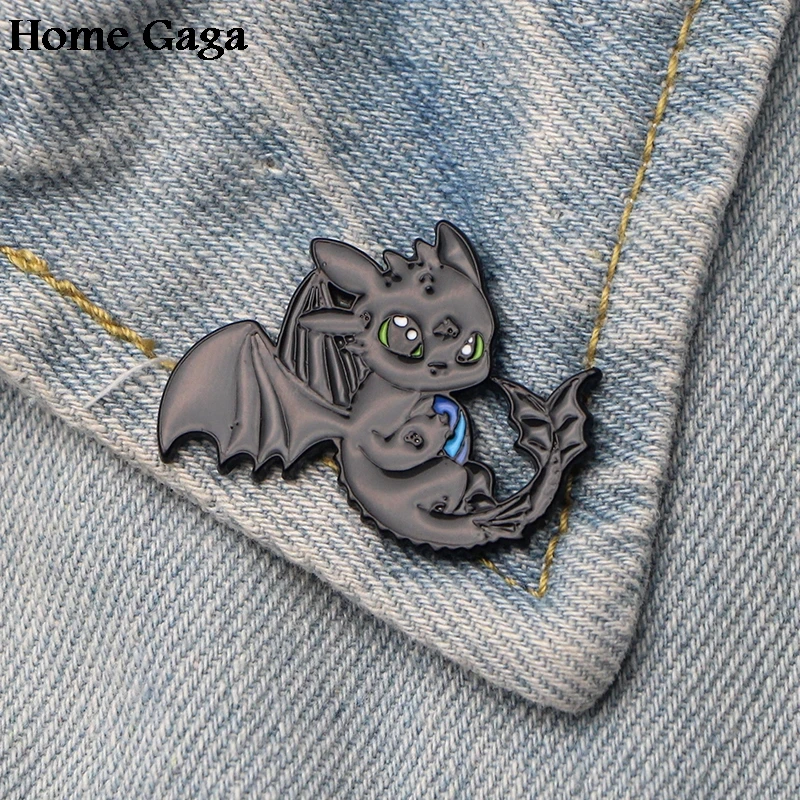 Homegaga How to train your dragon night fury toothless cartoon Pins backpack clothes brooches for men women badges medals D1464
Homegaga How to train your dragon night fury toothless cartoon Pins backpack clothes brooches for men women badges medals D1464