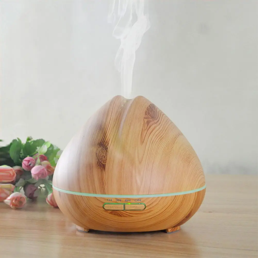 400ml Aroma ESSential Oil Diffuser Ultrasonic Air Humidifier with Wood Grain 7 Color Changing LED Lights for Office Home Bedroom
400ml Aroma ESSential Oil Diffuser Ultrasonic Air Humidifier with Wood Grain 7 Color Changing LED Lights for Office Home Bedroom