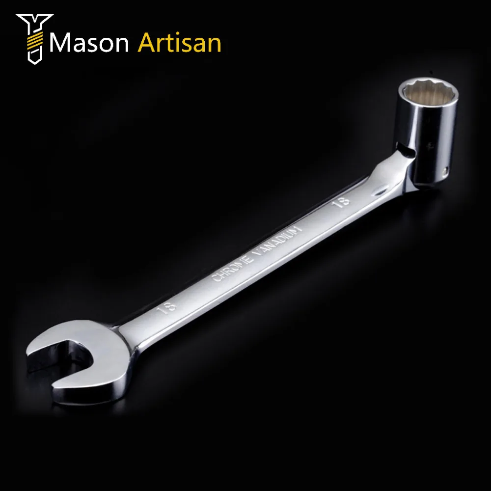 1Piece 8-15mm Combination Wrench Cr-V Flexible Socket Wrench Set Open End Spanner Key Wrench Auto Repair Tool Hand Tool Set
1Piece 8-15mm Combination Wrench Cr-V Flexible Socket Wrench Set Open End Spanner Key Wrench Auto Repair Tool Hand Tool Set