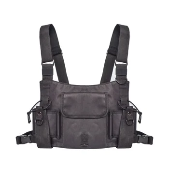Hunting Bag Radio Vest Chest Rig Harness Front Pack Pouch Holster Vest Rig WITH Walkie Talkie
Hunting Bag Radio Vest Chest Rig Harness Front Pack Pouch Holster Vest Rig WITH Walkie Talkie