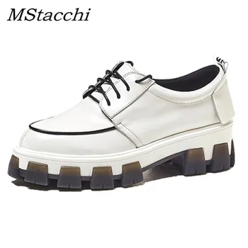 MStacchi Women Autumn Shoes Woman Creepers Chunky Platform Lace-Up Shoes Mujer Genuine Leather Round Toe Shoes Ladies High Heels
MStacchi Women Autumn Shoes Woman Creepers Chunky Platform Lace-Up Shoes Mujer Genuine Leather Round Toe Shoes Ladies High Heels