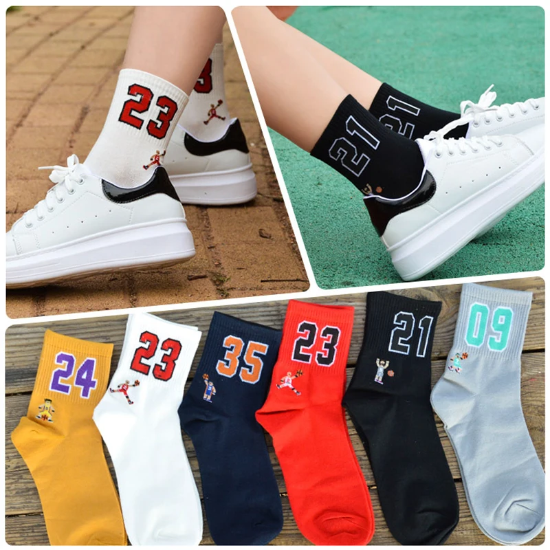 1 pair unisex cotton Fashion sports socks Cartoon characters and digital Patterned basketball socks for spring autumn winter
1 pair unisex cotton Fashion sports socks Cartoon characters and digital Patterned basketball socks for spring autumn winter