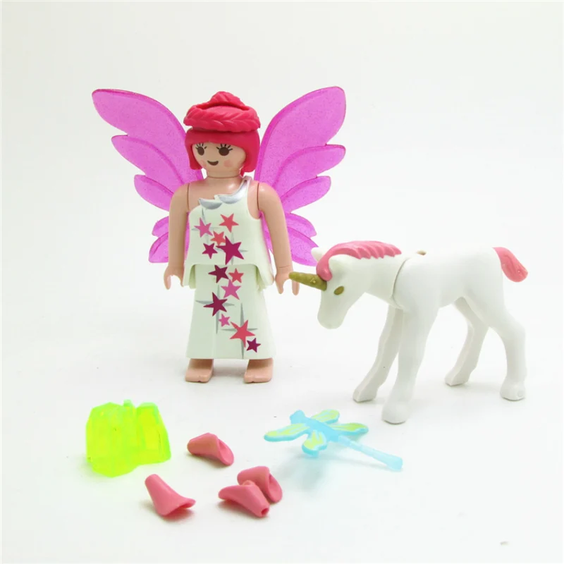 Hot Playmobil Set Unicorn Princess Angel Horse Action Figures Building Blocks Vinyl Dolls Sets Christmas Gift Toys for Children
Hot Playmobil Set Unicorn Princess Angel Horse Action Figures Building Blocks Vinyl Dolls Sets Christmas Gift Toys for Children