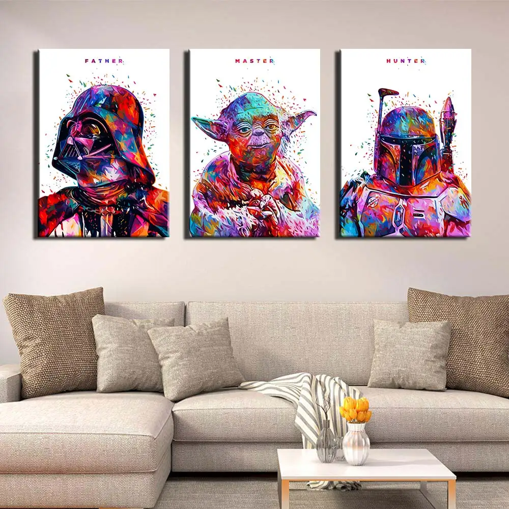 Abstract Star Wars HD printed canvas art painting Movie Artwork by KANEDA Alessandro Pautasso Poster Picture For Living Room
Abstract Star Wars HD printed canvas art painting Movie Artwork by KANEDA Alessandro Pautasso Poster Picture For Living Room