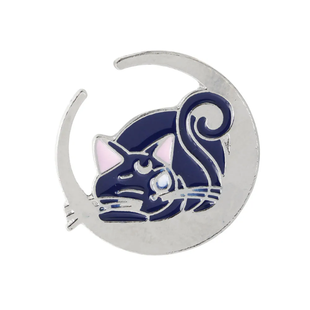 Moon Blue Cat Enamel Brooch Pin for Woman Lapel Brooch Badge Cute Gift Jewelry For Women Girl
Moon Blue Cat Enamel Brooch Pin for Woman Lapel Brooch Badge Cute Gift Jewelry For Women Girl