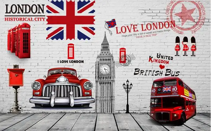 Custom 3d photo wallpaper 3d wall mural wallpaper British retro nostalgia Continental backdrop KTV Bar 3d living room wall decor
Custom 3d photo wallpaper 3d wall mural wallpaper British retro nostalgia Continental backdrop KTV Bar 3d living room wall decor
