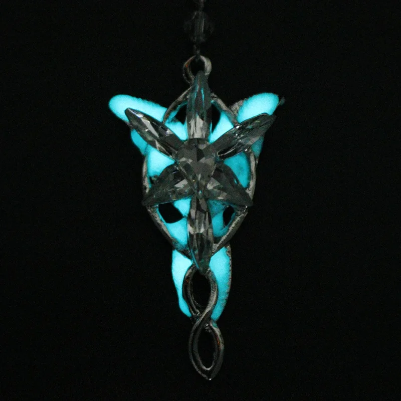 Hot Movie Jewelry Luminous Necklace Elves Princess Aragorn Arwen Evenstar the Lord of the twilight Pendant Glow in Dark Necklace
Hot Movie Jewelry Luminous Necklace Elves Princess Aragorn Arwen Evenstar the Lord of the twilight Pendant Glow in Dark Necklace