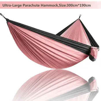 2019 Ultra-Large Light weight Parachute Hammock Camping Survival Garden Hunting Leisure Hamac Travel Double Person Hamak Ramac
2019 Ultra-Large Light weight Parachute Hammock Camping Survival Garden Hunting Leisure Hamac Travel Double Person Hamak Ramac