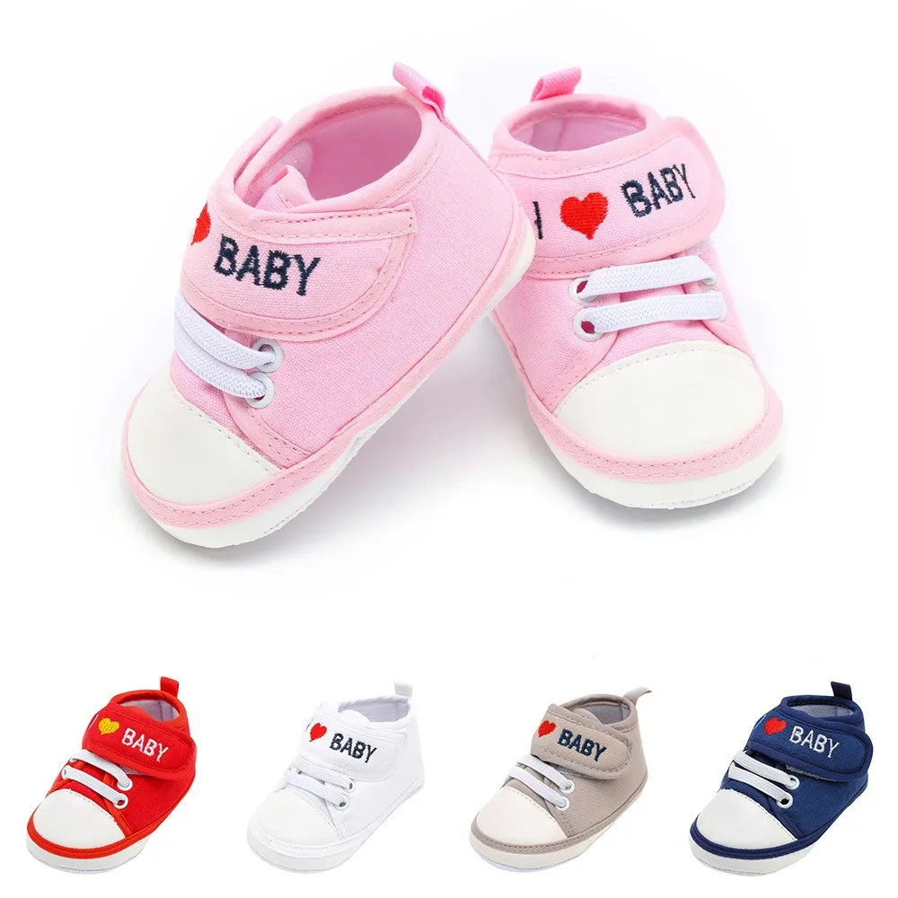 Newborn Kids Crib Shoes Baby Letter Heart Anti-slip Soft Sole first walker Shoes fashion Toddler Baby Casual Shoes HOOLER
Newborn Kids Crib Shoes Baby Letter Heart Anti-slip Soft Sole first walker Shoes fashion Toddler Baby Casual Shoes HOOLER