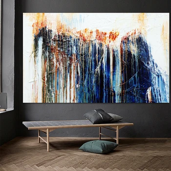 WANGART Abstract Canvas Painting Blue Colorful Oil Painting Wall Art Poster and Prints Pictures for Living Room Home Decor
WANGART Abstract Canvas Painting Blue Colorful Oil Painting Wall Art Poster and Prints Pictures for Living Room Home Decor