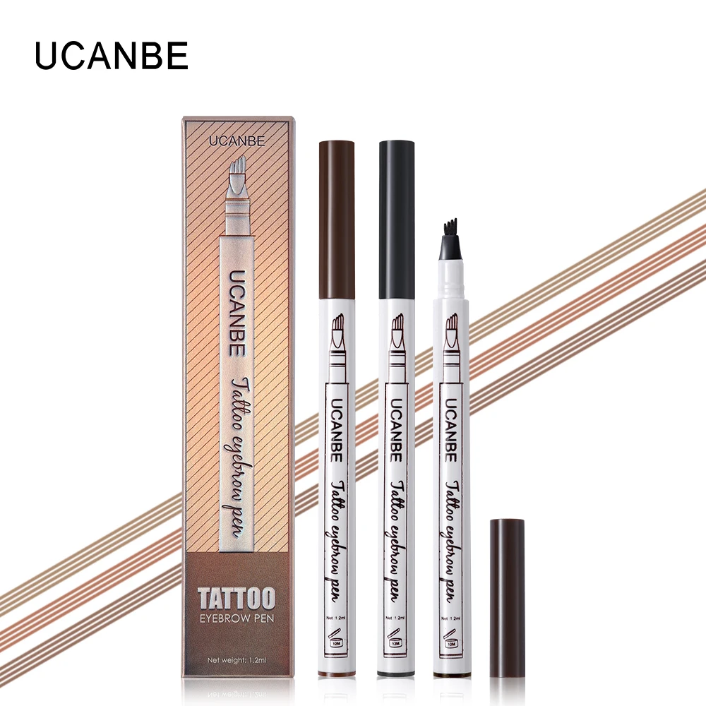 UCANBE Fine Sketch Liquid Eyebrow Pencil Makeup Waterproof Durable Tattoo Pigmented Natural Eye Brow Enhancers Cosmetics Pen
UCANBE Fine Sketch Liquid Eyebrow Pencil Makeup Waterproof Durable Tattoo Pigmented Natural Eye Brow Enhancers Cosmetics Pen