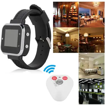Pagers Wireless Mobile Wristwatch Receiver + 10*Pager Transmitter(Model CTW06+CTT33)
Pagers Wireless Mobile Wristwatch Receiver + 10*Pager Transmitter(Model CTW06+CTT33)