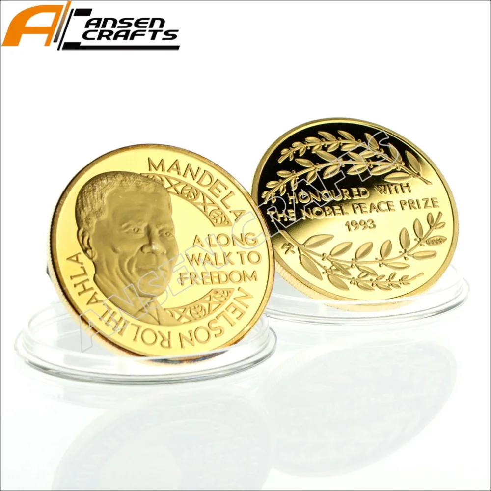 Nelson Mandela Along Walk to Freedom Honored with the Nobel Peace Prize 1993 Gold Coin Fr. Sounth Africa
Nelson Mandela Along Walk to Freedom Honored with the Nobel Peace Prize 1993 Gold Coin Fr. Sounth Africa