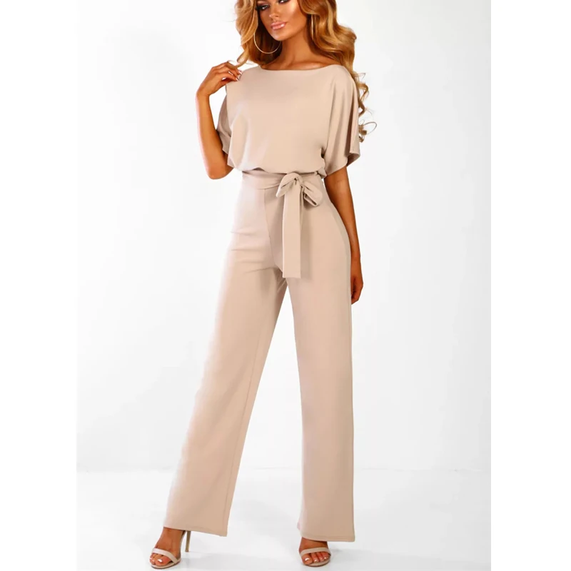 2019 Women Jumpsuit Romper Short Sleeve O Neck Casual Playsuit Overalls Ladies Wide Leg Loose Playsuit
2019 Women Jumpsuit Romper Short Sleeve O Neck Casual Playsuit Overalls Ladies Wide Leg Loose Playsuit