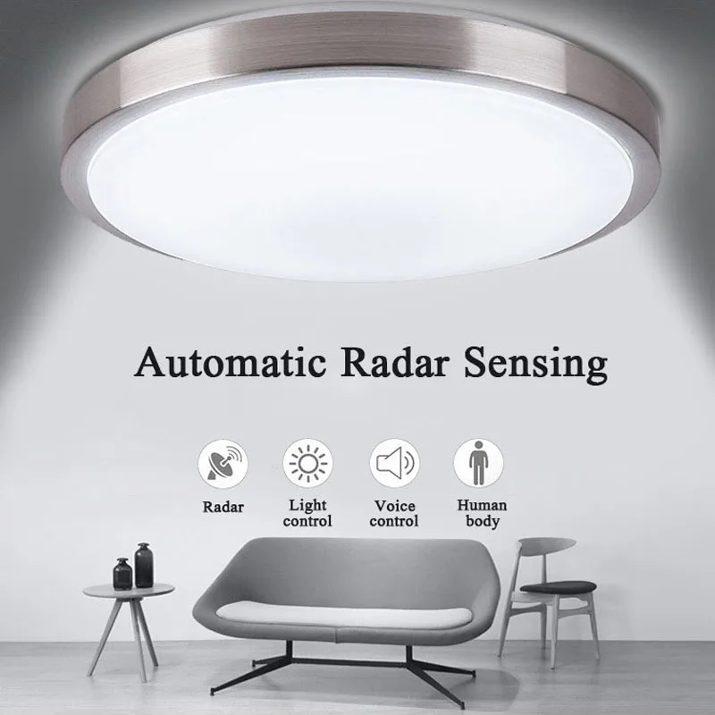 Ultra-thin Round LED Panel Light 12W/15W/18W/24W Radar Motion Sensor Voice Control Surface Ceiling Downlight Ceiling Lamp
Ultra-thin Round LED Panel Light 12W/15W/18W/24W Radar Motion Sensor Voice Control Surface Ceiling Downlight Ceiling Lamp