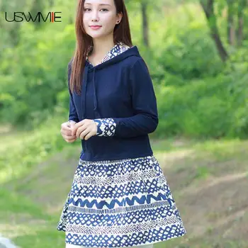 USWMIE 2020 Spring Women Fleece New Mori Girl Style Vintage Long Sleeved Hooded Loose Show Thin Joint Medium Style Pullovers
USWMIE 2020 Spring Women Fleece New Mori Girl Style Vintage Long Sleeved Hooded Loose Show Thin Joint Medium Style Pullovers
