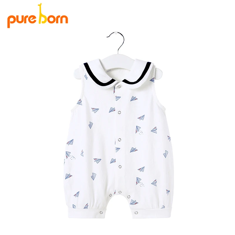Pureborn Summer Baby Girl Clothes Baby Boy Romper Newborns White Costumes Cotton Cute Plane One-pieces Coveralls Brand New
Pureborn Summer Baby Girl Clothes Baby Boy Romper Newborns White Costumes Cotton Cute Plane One-pieces Coveralls Brand New