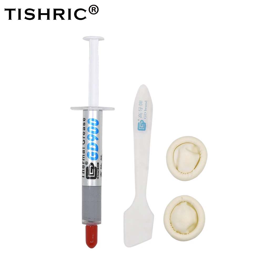Tishric 3g 10 pcs GD900 CPU GPU Cooler Thermal Paste Pad Pads Compound Silicone Plaster Heat sink Processor Thermal Grease
Tishric 3g 10 pcs GD900 CPU GPU Cooler Thermal Paste Pad Pads Compound Silicone Plaster Heat sink Processor Thermal Grease