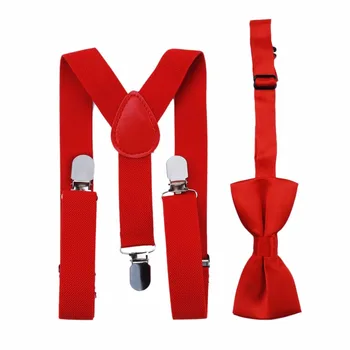 1PC Kids Elastic Suspenders & Bow Tie Matching Tuxedo Suit Unisex Boy Girl Bowtie Children Costume Adjustable Y-Back Brace Belt
1PC Kids Elastic Suspenders & Bow Tie Matching Tuxedo Suit Unisex Boy Girl Bowtie Children Costume Adjustable Y-Back Brace Belt