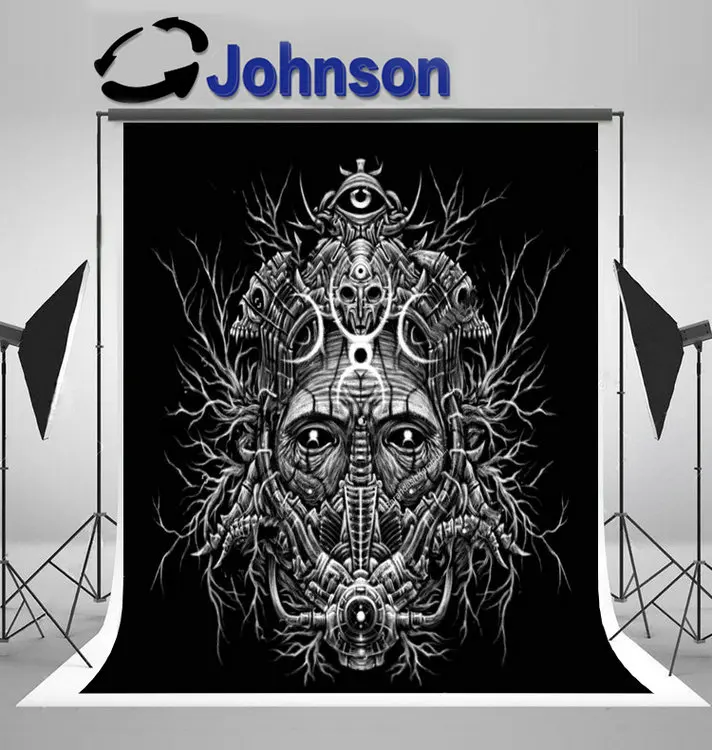 mechanic Black And White Techno Wood Shaman Head Mystic Steampunk background Vinyl cloth Computer print party backdrops
mechanic Black And White Techno Wood Shaman Head Mystic Steampunk background Vinyl cloth Computer print party backdrops