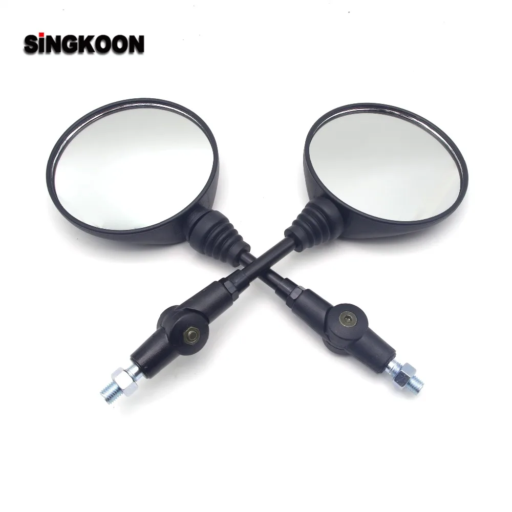 Universal 10mm Motorcycle Rearview Mirrors Round Scooter Side Mirrors Accessories FOR royal enfield piaggio goldwing cafe racer
Universal 10mm Motorcycle Rearview Mirrors Round Scooter Side Mirrors Accessories FOR royal enfield piaggio goldwing cafe racer