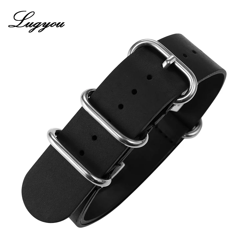 LUGYOU Watch Parts Leathe Nato Strap 22mm Stainless Steel Buckle Free Shipping Length 170mm Fit for All Kinds of Watches
LUGYOU Watch Parts Leathe Nato Strap 22mm Stainless Steel Buckle Free Shipping Length 170mm Fit for All Kinds of Watches