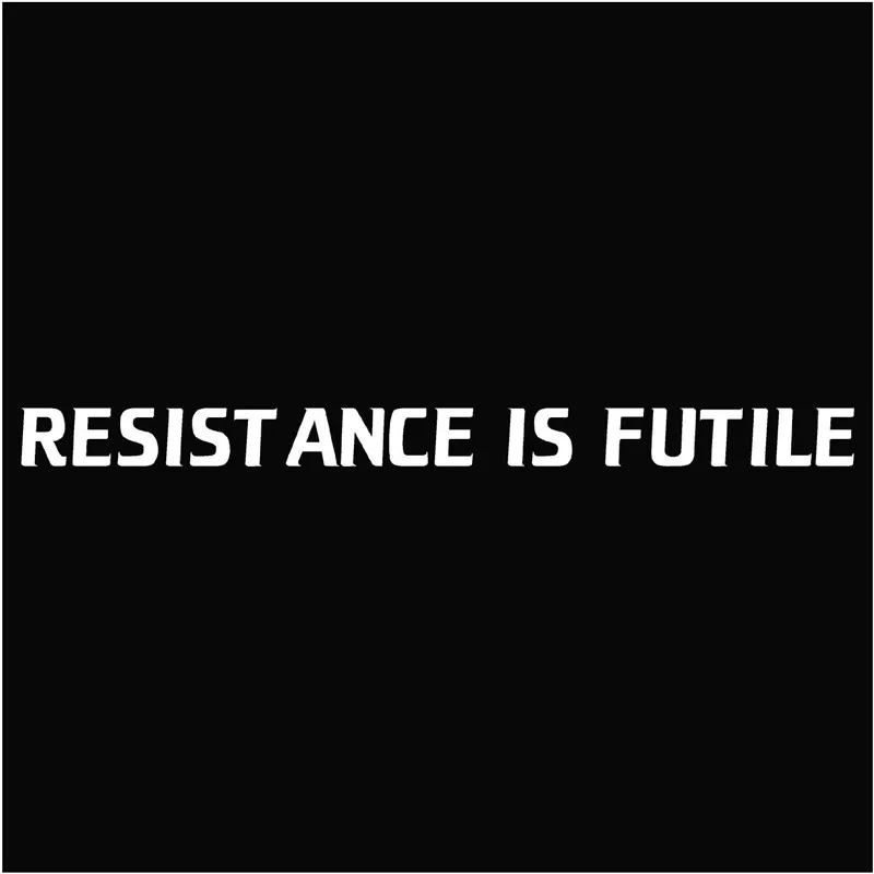 Bargain Max RESISTANCE IS FUTILE Borg Star Die Cut Sticker Decal Notebook Car Laptop 9" (White)
Bargain Max RESISTANCE IS FUTILE Borg Star Die Cut Sticker Decal Notebook Car Laptop 9" (White)