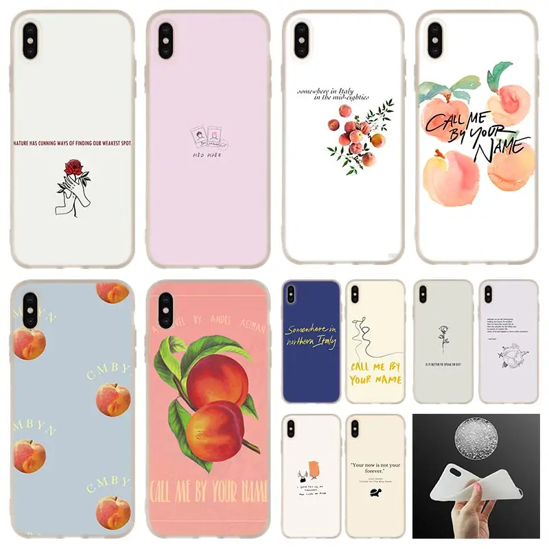 case Call Me by Your Name soft silicone Phone Case cover For iPhone 7 8 Plus XR XS Max 5.8 6.5 6.1 2019 4 5 5S SE 6 6s case
case Call Me by Your Name soft silicone Phone Case cover For iPhone 7 8 Plus XR XS Max 5.8 6.5 6.1 2019 4 5 5S SE 6 6s case