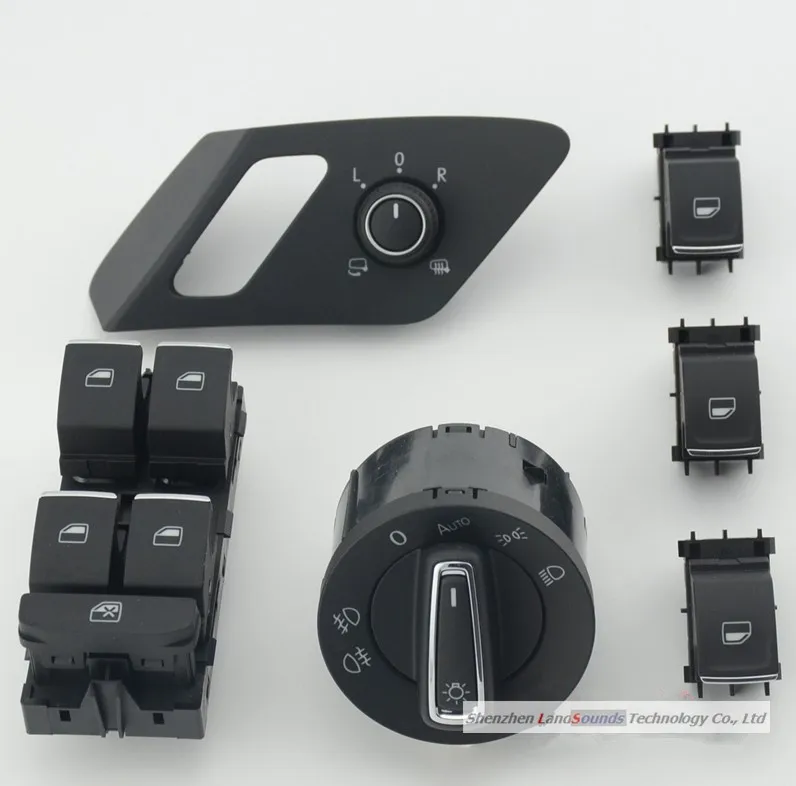 OEM Chrome Headlight Switch Auto Folding Mirror Switch Window Glass Switch Lifter for VW Golf 7 mk7
OEM Chrome Headlight Switch Auto Folding Mirror Switch Window Glass Switch Lifter for VW Golf 7 mk7