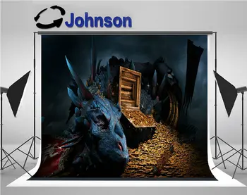 Blue Dragon Treasure Chest Pile Golden Coins Scene photo backdrop Vinyl cloth High quality Computer print wall background
Blue Dragon Treasure Chest Pile Golden Coins Scene photo backdrop Vinyl cloth High quality Computer print wall background