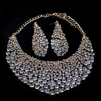 Luxury Vintage Jewelry Set Necklace Earrings Maxi Women Big Pendent CHEAP Statement Collares F1018 with Rhinestones 5 Colors
Luxury Vintage Jewelry Set Necklace Earrings Maxi Women Big Pendent CHEAP Statement Collares F1018 with Rhinestones 5 Colors
