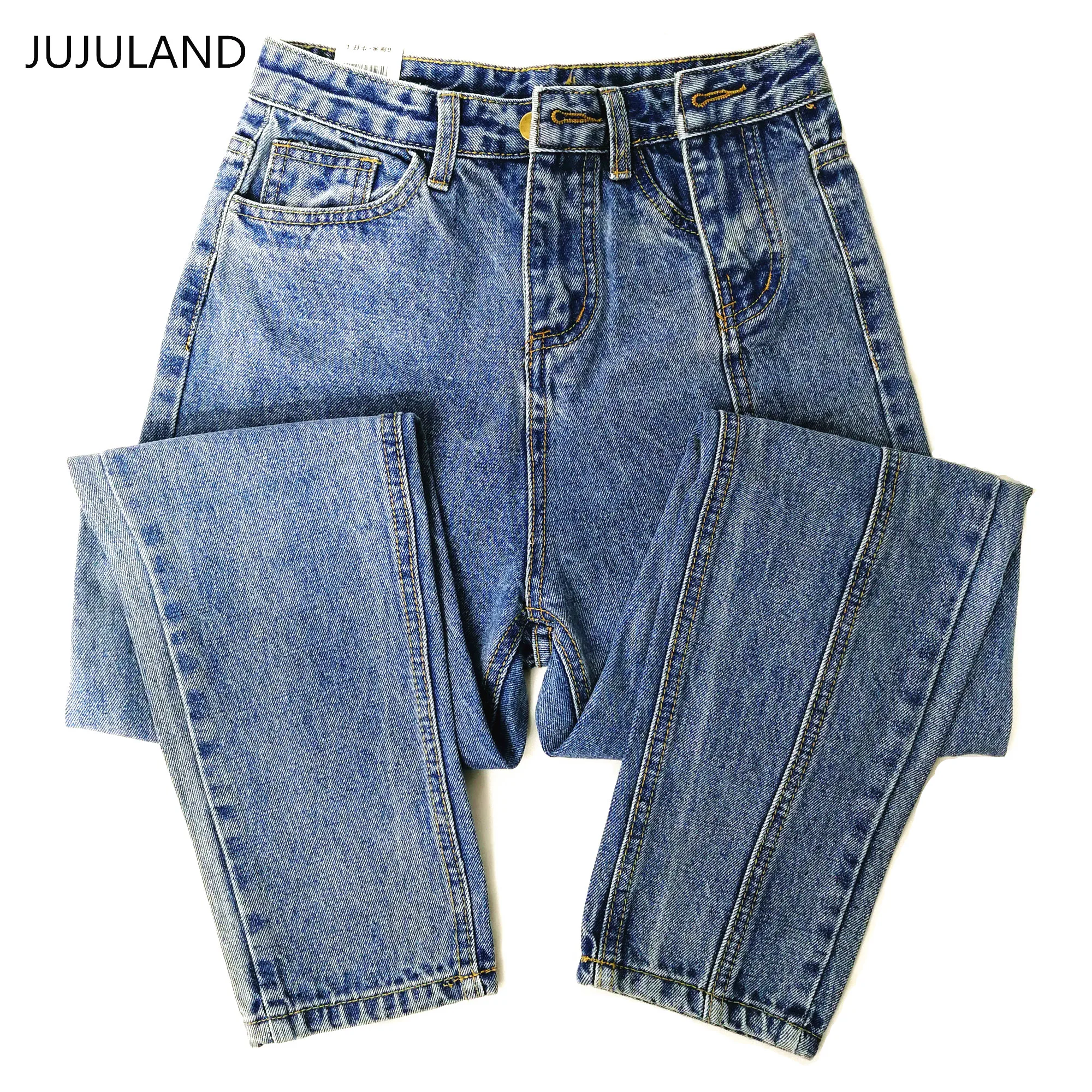 JUJULAND jeans Ladies High Waist Female Boyfriend Jeans with a tight waist Denim Ripped Jean Woman Plus Size
JUJULAND jeans Ladies High Waist Female Boyfriend Jeans with a tight waist Denim Ripped Jean Woman Plus Size