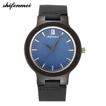 Shifenmei Men's Wood Watch Business Pure Analog Bamboo Wooden Clock Man Genuine Leather Watchs Watches Luxury Quartz Wristwatch
Shifenmei Men's Wood Watch Business Pure Analog Bamboo Wooden Clock Man Genuine Leather Watchs Watches Luxury Quartz Wristwatch