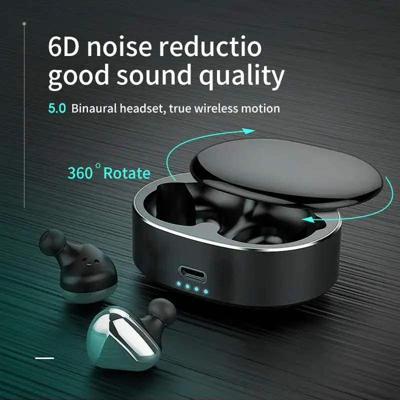 EJY T50 Huawei Millet Apple OPP0 Universal Bluetooth Headset 5.0, TWS Stereo Noise Reduction Call
EJY T50 Huawei Millet Apple OPP0 Universal Bluetooth Headset 5.0, TWS Stereo Noise Reduction Call