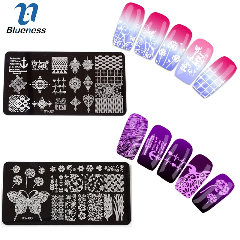 Blueness Nail Stamping Plates 32 Designs Nail Art Templates 12*6 cm Image Stamping Plate Stencils for Nails
Blueness Nail Stamping Plates 32 Designs Nail Art Templates 12*6 cm Image Stamping Plate Stencils for Nails