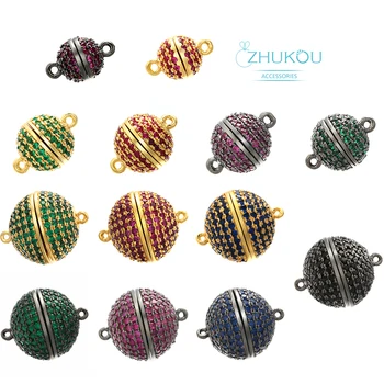 ZHUKOU 8/10/12/14/16mm Handmade Brass Cubic Zirconia round Connector Diy Jewelry Findings Model: VZ207
ZHUKOU 8/10/12/14/16mm Handmade Brass Cubic Zirconia round Connector Diy Jewelry Findings Model: VZ207