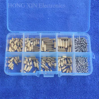 320pcs M2 PCB Male Female Thread Brass Spacer Standoffs/ Screw /Hex Nut Assortment set Kits with Plastic Box Spacer
320pcs M2 PCB Male Female Thread Brass Spacer Standoffs/ Screw /Hex Nut Assortment set Kits with Plastic Box Spacer