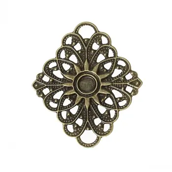 DoreenBeads Embellishments Findings Filigree Wraps Connectors Rhombus Antique Bronze Cabochon Settings Hollow 4.7x4cm,100Pc
DoreenBeads Embellishments Findings Filigree Wraps Connectors Rhombus Antique Bronze Cabochon Settings Hollow 4.7x4cm,100Pc