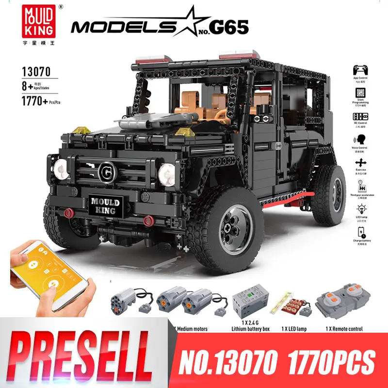 20100 DHL Technic Series Compatible With Legoings MOC-2425 G500 AWD Wagon Set Building Blocks Bricks Kids RC Motor Car Toys
20100 DHL Technic Series Compatible With Legoings MOC-2425 G500 AWD Wagon Set Building Blocks Bricks Kids RC Motor Car Toys