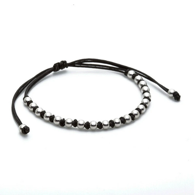 S925 Sterling Silver Beads Lucky Rope Bracelet Handmade Gift Charm Bangle Jewelry
S925 Sterling Silver Beads Lucky Rope Bracelet Handmade Gift Charm Bangle Jewelry