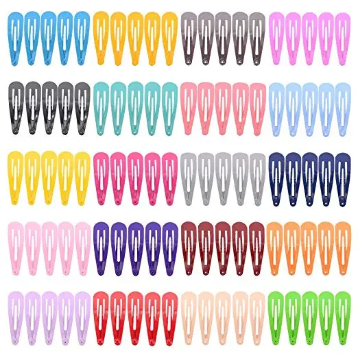 100 Pcs Solid Candy Color 2 Inch Barrettes for Girls Snap Hair Clips (Color May Vary)
100 Pcs Solid Candy Color 2 Inch Barrettes for Girls Snap Hair Clips (Color May Vary)