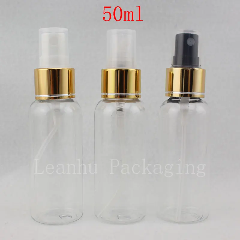 50ml X 50 Clear PET Bottle With Gold Aluminum Mist Spray Pump Perfume Bottles,Cosmetic Packaging Container ,Toilet Sprayer 50cc
50ml X 50 Clear PET Bottle With Gold Aluminum Mist Spray Pump Perfume Bottles,Cosmetic Packaging Container ,Toilet Sprayer 50cc