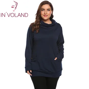 IN'VOLAND Big Size Women Hoodie Sweatshirt XL-5XL Autumn Casual High Neck Long Sleeve Solid Large Pullover Button Coat Big Size
IN'VOLAND Big Size Women Hoodie Sweatshirt XL-5XL Autumn Casual High Neck Long Sleeve Solid Large Pullover Button Coat Big Size