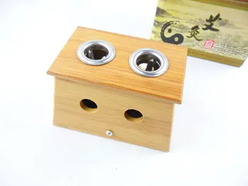 free shipping Bamboo double moxibustion box utensils wood box moxa roll box moxa box
free shipping Bamboo double moxibustion box utensils wood box moxa roll box moxa box