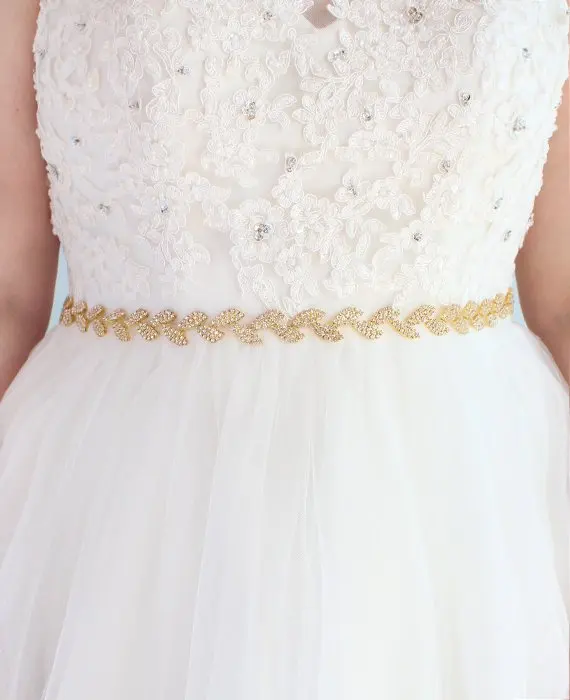 MissRDress Thin Diamond Wedding Belt Rhinestones Leaf Bridal Belt Gold Crystal Bridal Sash For Wedding Accessories JK946
MissRDress Thin Diamond Wedding Belt Rhinestones Leaf Bridal Belt Gold Crystal Bridal Sash For Wedding Accessories JK946