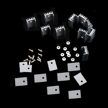 10Pcs/Lot 15*20Mm To-220 Heatsink Heat Sink With Screw Sets For To-220 Computer Pc Cooling Accessories
10Pcs/Lot 15*20Mm To-220 Heatsink Heat Sink With Screw Sets For To-220 Computer Pc Cooling Accessories