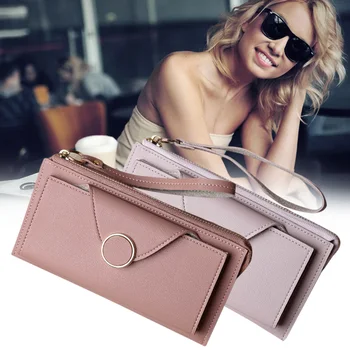 Women Long Wallets Zipper Lanyard Purse Girls PU Leather Double Layer Wallet New
Women Long Wallets Zipper Lanyard Purse Girls PU Leather Double Layer Wallet New