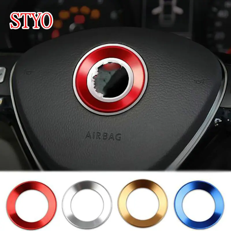 STYO Car Aluminium Steering Wheel Cover Logo Ring For Jetta MK5 MK6 POLO CC Passat B8 B7 TIGUAN Golf 6 7 MK6 MK7
STYO Car Aluminium Steering Wheel Cover Logo Ring For Jetta MK5 MK6 POLO CC Passat B8 B7 TIGUAN Golf 6 7 MK6 MK7